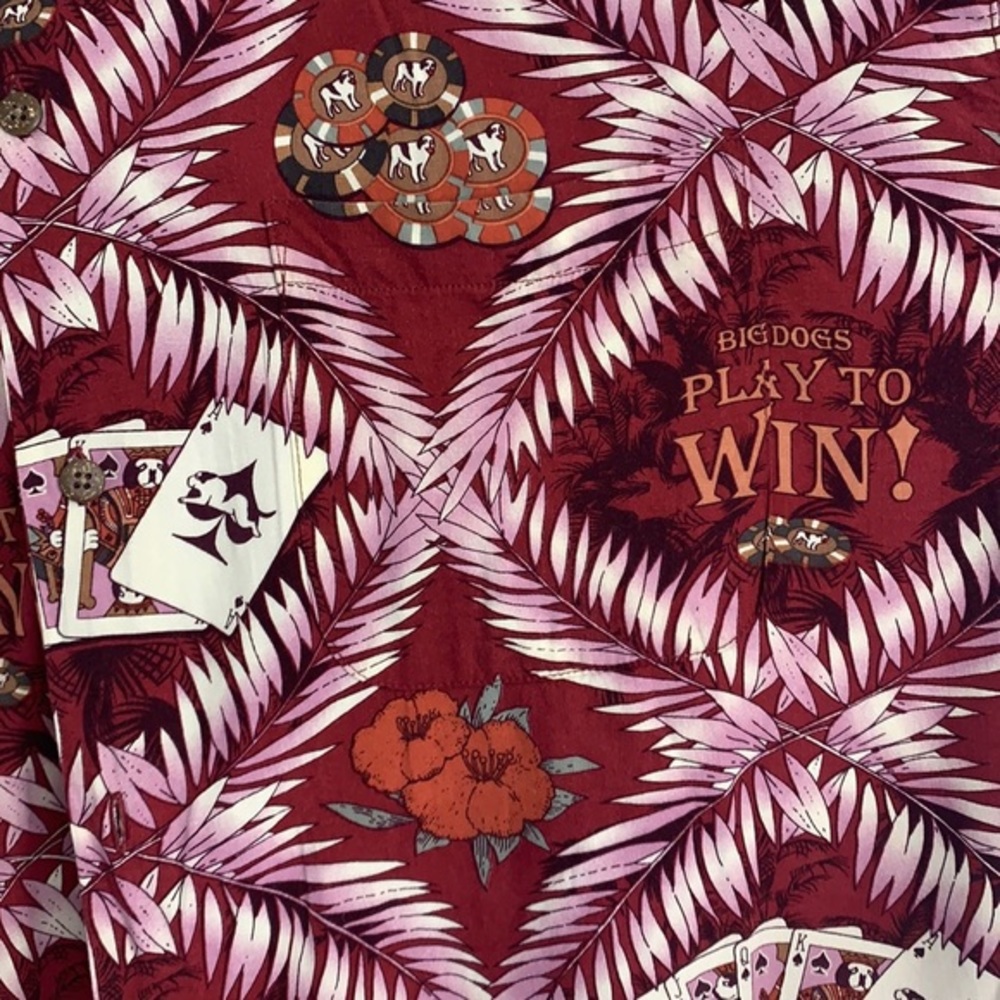 Big Dogs Play To Win Hawaiian Camp Shirt View 5